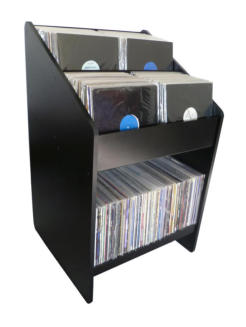 LPBIN2 Vinyl Record Storage Cabinet With Bottom Shelf Adapter